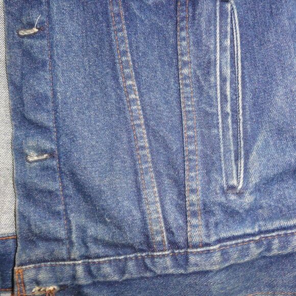 ⚫️Harley Davidson Vintage LEVIS Denim Jacket Harley Davidson Logo - Picture 6 of 8